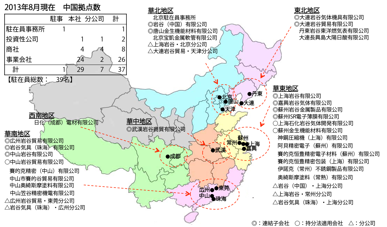 当社中国拠点